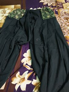 Embellished Black Kurta Set