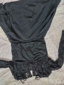 Chic Black Lace Dress