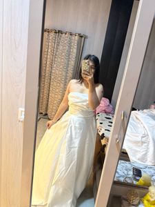 Elegant White Bridal gown 🎀🩷🧚🏻‍♀️