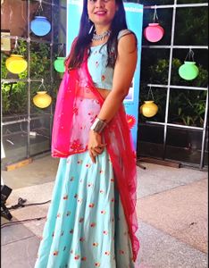 Stunning Blue Lehenga Choli