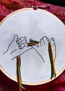 Best Friends Embroidery Design