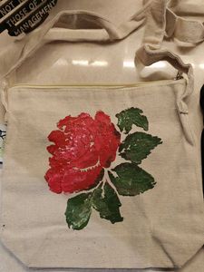 Hand-painted Sling Bags on sale