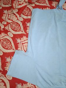 Light Blue Graphic T-Shirt