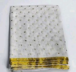 Elegant White Chiffon Dupatta