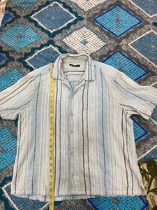 Men's Striped Short Sleeve Shirt
