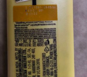 Vaseline Deep Moisture Lotion