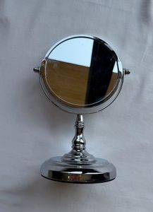 Silver Tabletop Vanity Mirror
