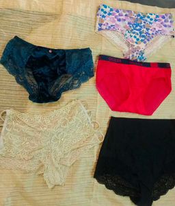 Bundle of 5 Women's Panties H&amp;M,GUESS,EBLIN