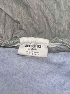 Grey Ruched Cap Sleeve Top