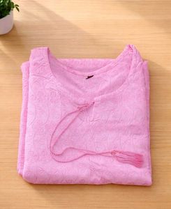 Pink Chikankari Kurti