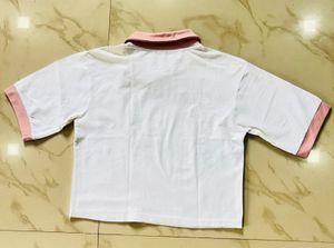 White Brooklyn New York Polo T-Shirt