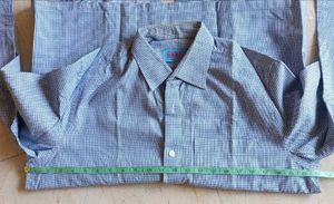 Raymond Classic Blue Checkered Shirt