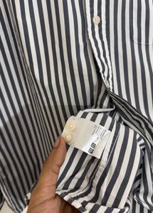 Classic Striped Button-Down Shirt