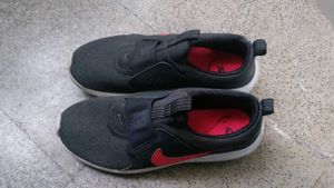 Nike Black Red Slip-On Sneakers