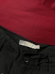 High-Waisted Black Shorts