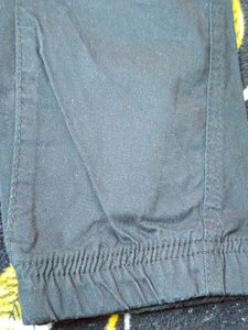 Black Cargo Trousers