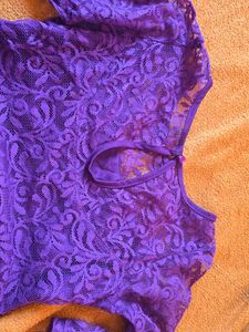 Purple Lace Dress - Perfect for Parties