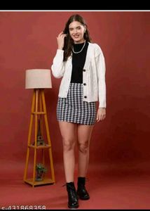 Cream Cable Knit Cardigan