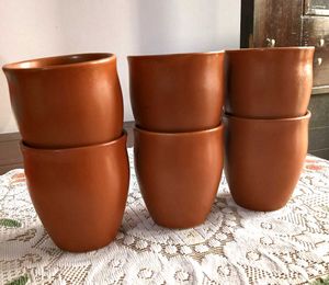 Set of 6 Terracotta Brown kulhad