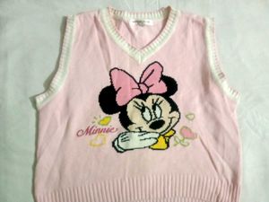 Cute Minnie Mouse Pink Sweater Vest