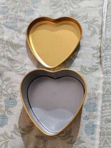 combo of 2 Gold Heart Jewelry Box