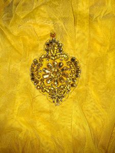 Yellow Embellished 2-Piece Festive Dress Set 💛
