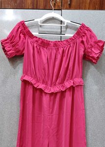 Off-Shoulder Jumpsuit