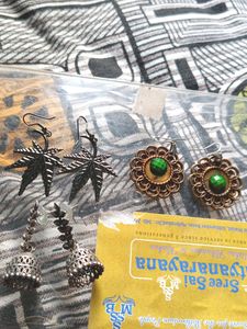 Combo Of Tops And Earrings