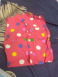 combo Red Plaid Baby Outfit
