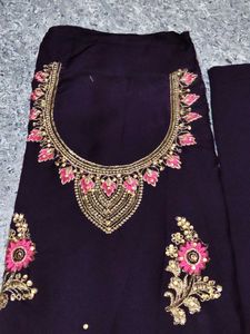 Embroidered  Kurta Set