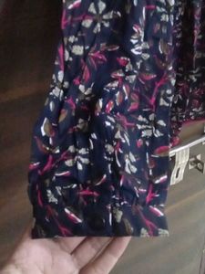 Bohemian Floral Print Kurta Tunic