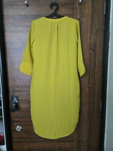 Lime Green Women’s Long Kurti/Tunic