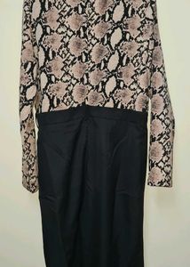 Chic Snake Print Jumpsuit
