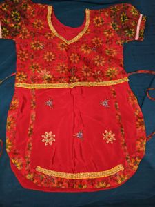 Vibrant Red Ethnic Kurta Set