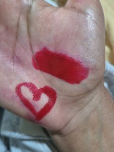 Red Lipstick Swatch
