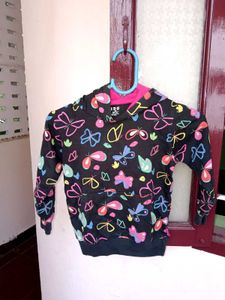 Cute Butterfly Print Hoodie