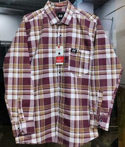 Men's Plaid Button-Up Shirt