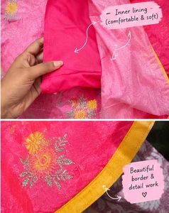 Pretty Pink Embroidered Skirt