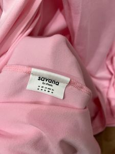 Chic Off-Shoulder Pink Dress