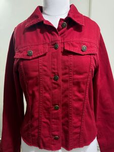 Red Denim Jacket
