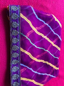 Net Lehnga,blouse And Odhani Set💜