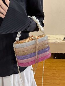 Sparkling Multi-Color Beaded Clutch Bag