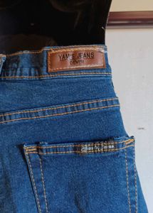 Stylish Flare Leg Denim Jeans