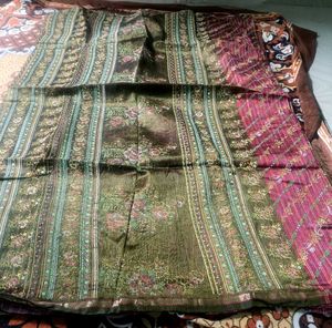Vintage Silk Blend Saree