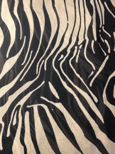 Chic Zebra Print Button-Up Top