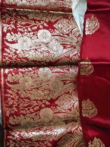 Elegant Red Banarasi Silk Saree