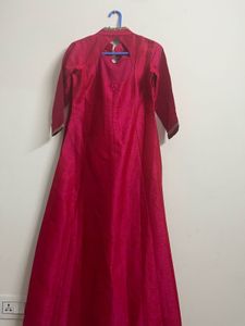 Beautiful Pink Embroidered Gown