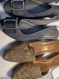 embellished ethnic flats