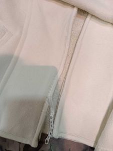 Cozy Off-White Sherpa Zip-Up Jacket