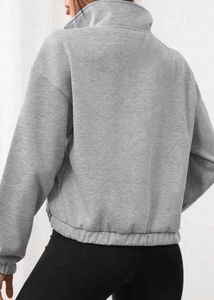 Grey Half Zip Sweatshirt